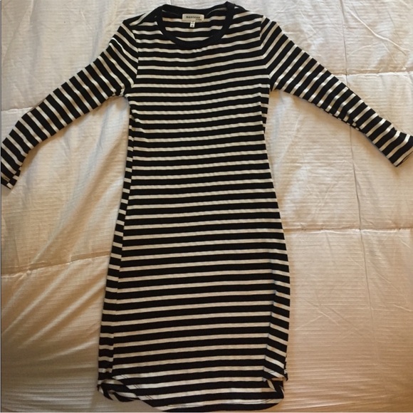 Stripped Cotton Dress - Picture 1 of 2